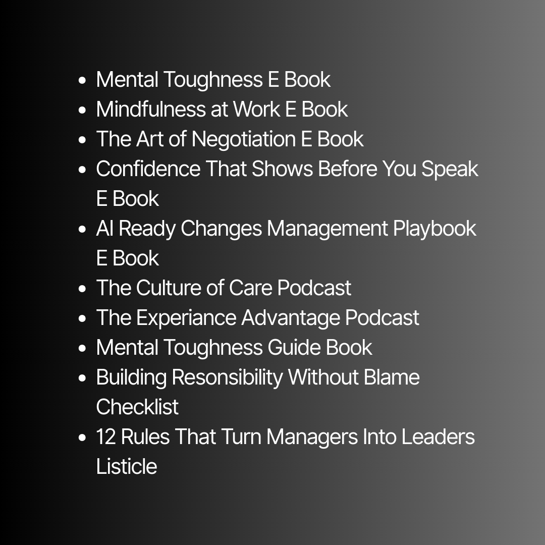 Leadership and Management