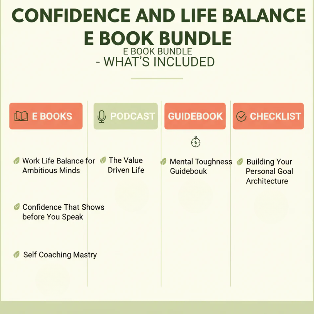 Confidence and life Balance
