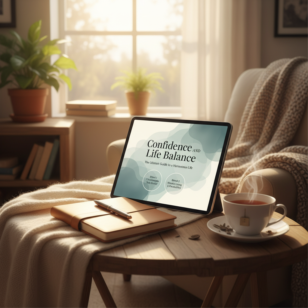 Confidence and Life Balance Square